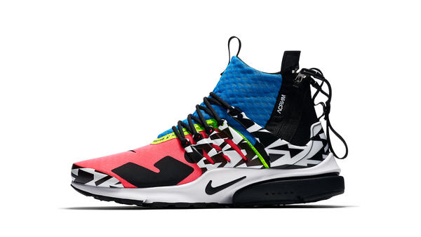 Plata cordura medida Nuevos colores ACRONYM x Nike Air Presto Mid • Urban Club Magazine